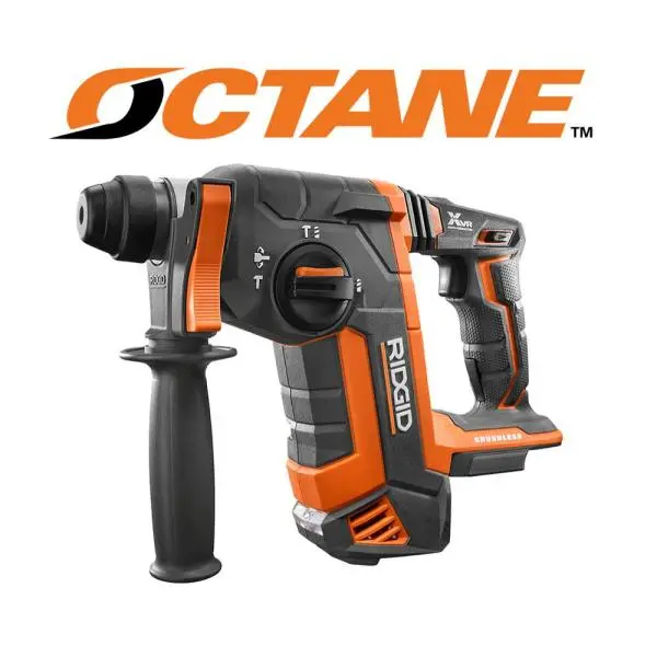 RIDGID R86711B 18V OCTANE Brushless SDS-Plus Rotary Hammer – Bare Tool