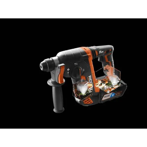 RIDGID R86711B 18V OCTANE Brushless SDS-Plus Rotary Hammer – Bare Tool