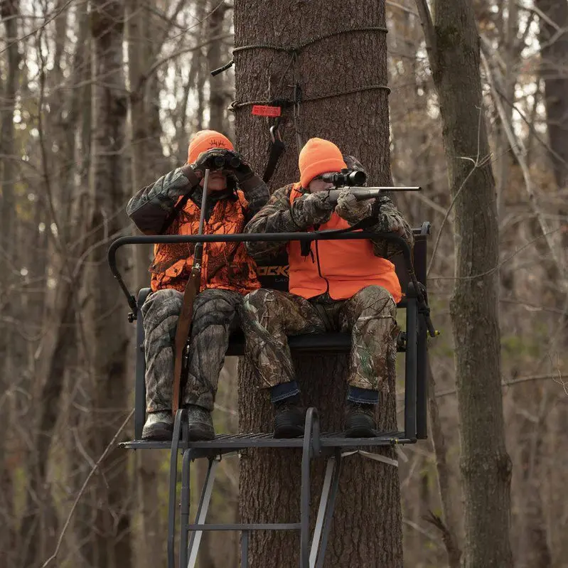 RIVERS EDGE Lockdown LD202E 21-Foot Two-Person Ladder Treestand
