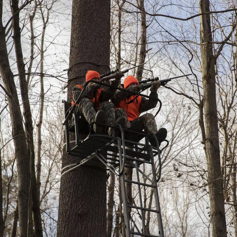 RIVERS EDGE Lockdown LD202E 21-Foot Two-Person Ladder Treestand