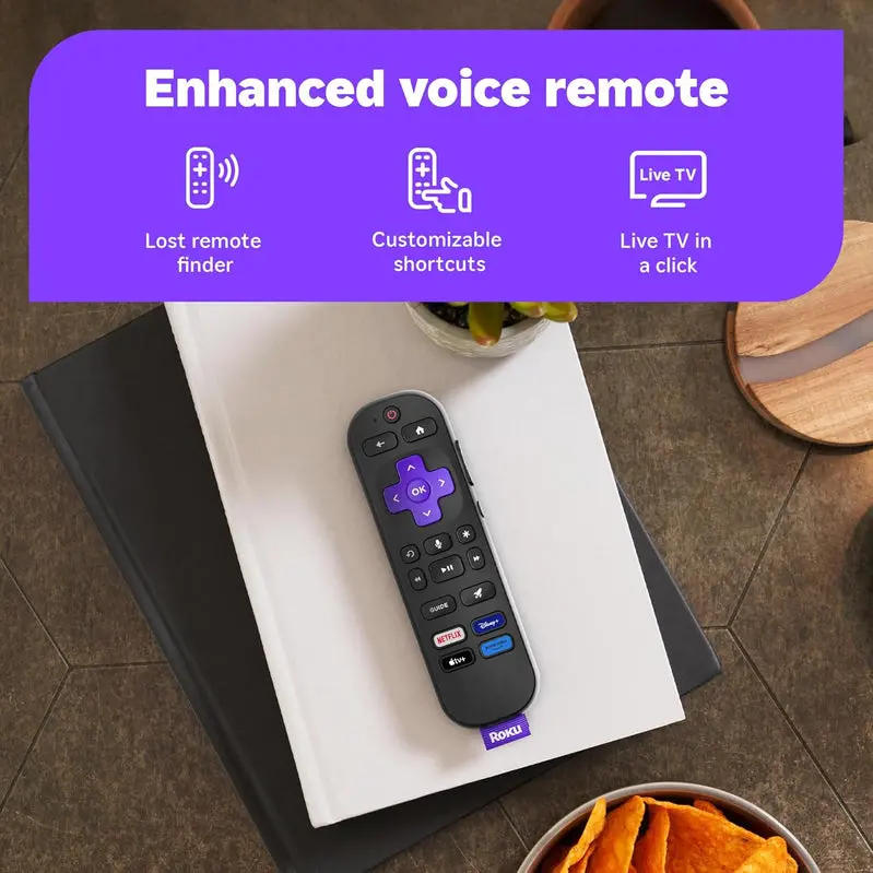 Roku 50-Inch Select Series 4K HDR Smart TV – Voice-Activated Streaming Display