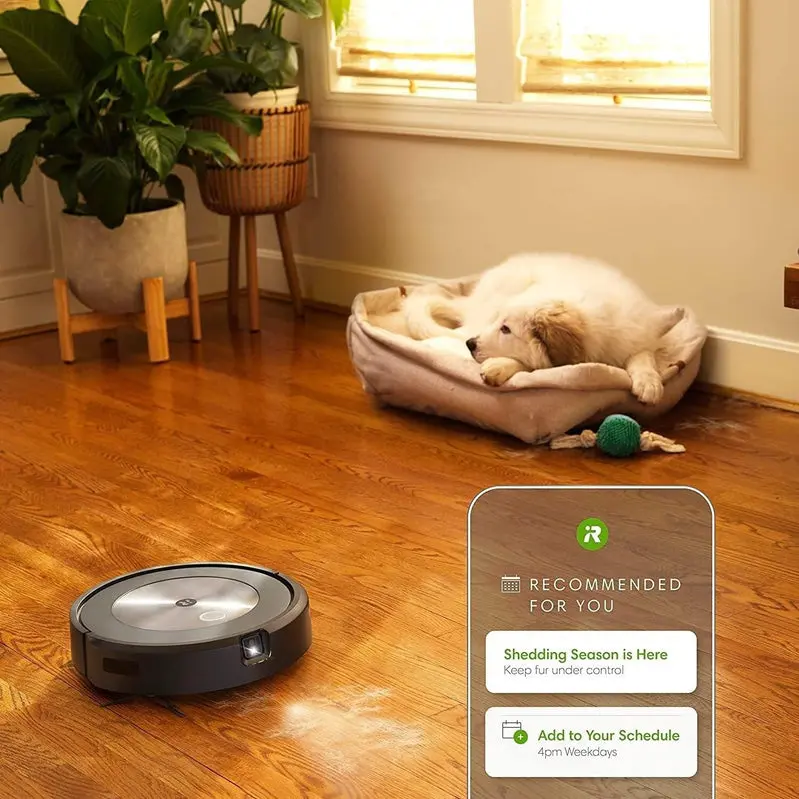 Roomba j7+ Renewed Robot Vacuum – Self-Emptying with AI Navigation