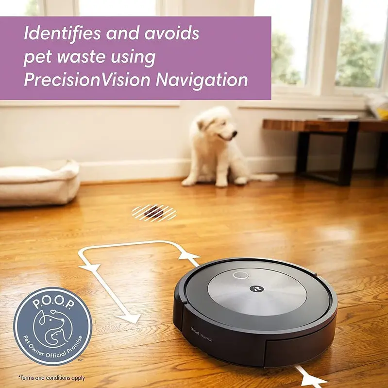 Roomba j7+ Renewed Robot Vacuum – Self-Emptying with AI Navigation