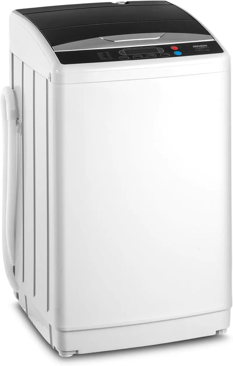 ROVSUN Full-Automatic Portable Washer – 17.8 lb Capacity with Stainless Steel Drum