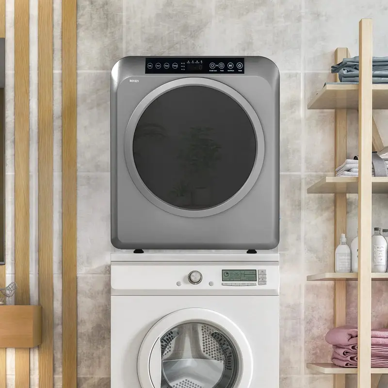 ROVSUN Portable Clothes Dryer – Lightweight 13.2 lb Capacity Unit with 3.5 Cu. Ft Drum 2