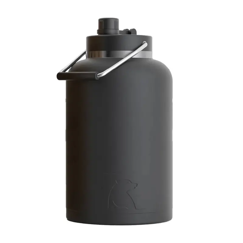 RTIC One-Gallon Vacuum-Insulated Thermal Jug – Durable Matte Black Design