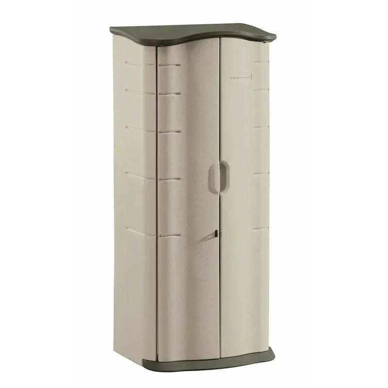 Rubbermaid Heavy-Duty Vertical Outdoor Storage Shed – Weatherproof Resin Build