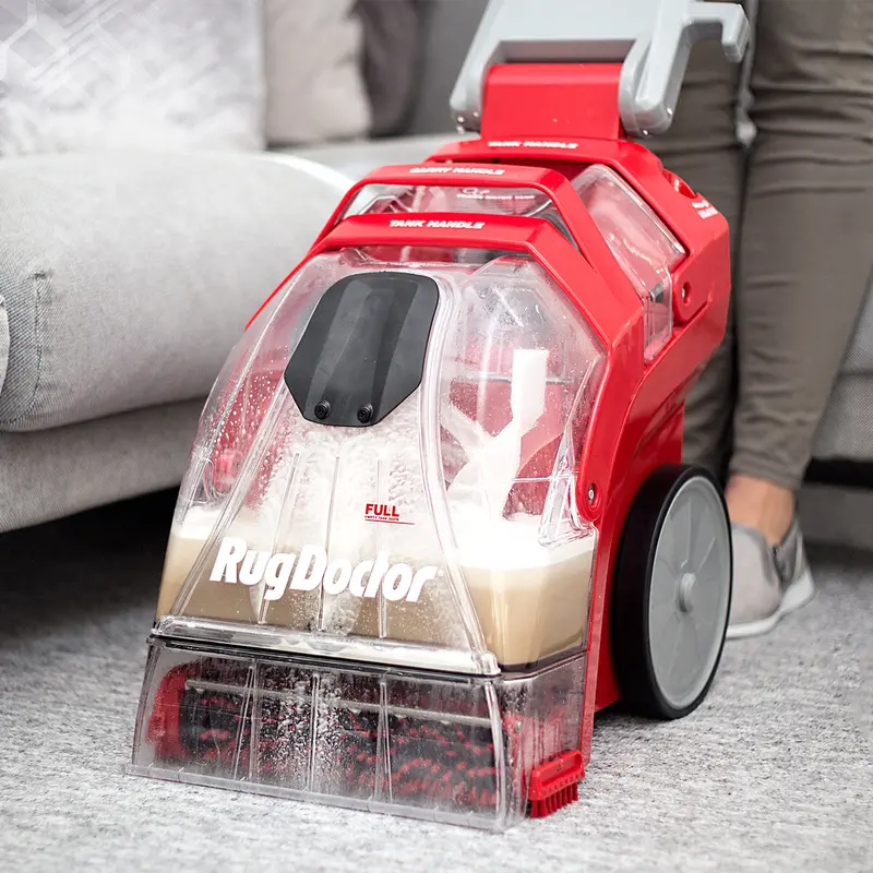 Rug Doctor Deep-Clean Carpet Cleaning Machine – Comes with Two 1-Liter Detergent Bottles