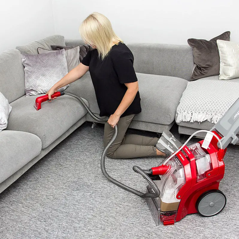 Rug Doctor Deep Clean Upright Carpet Cleaner – Heavy-Duty Extraction Machine with 2-Liter Detergent Kit