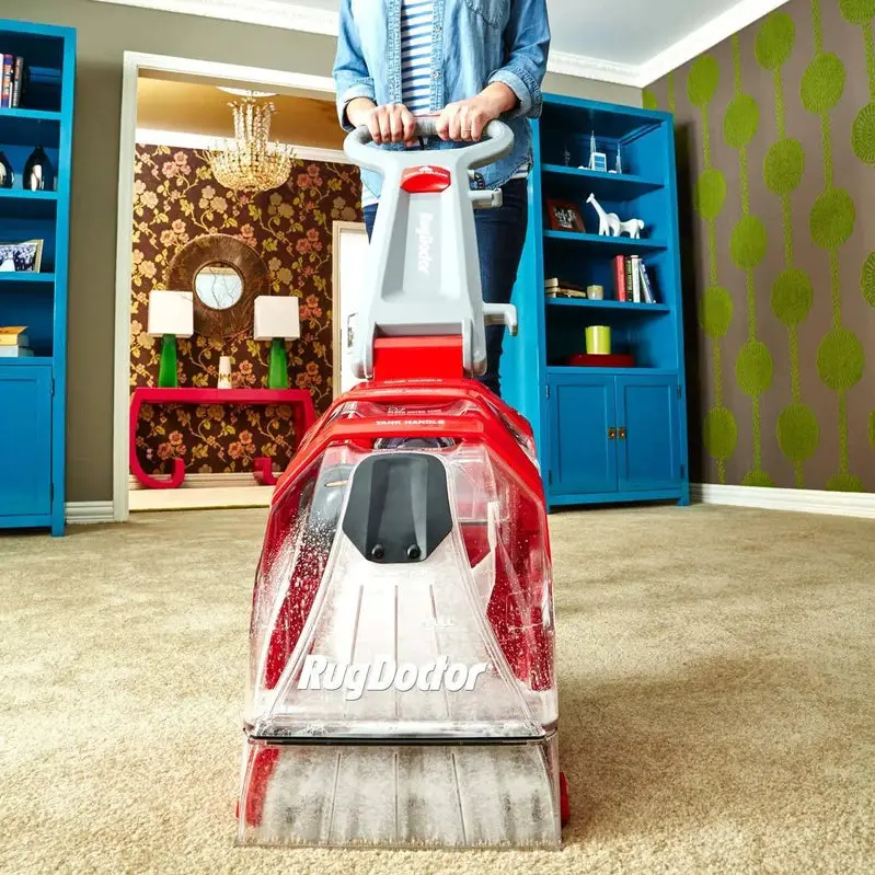 Rug Doctor Pro-Grade Carpet Cleaning Machine – Comes with Dual 1L Detergent Refills