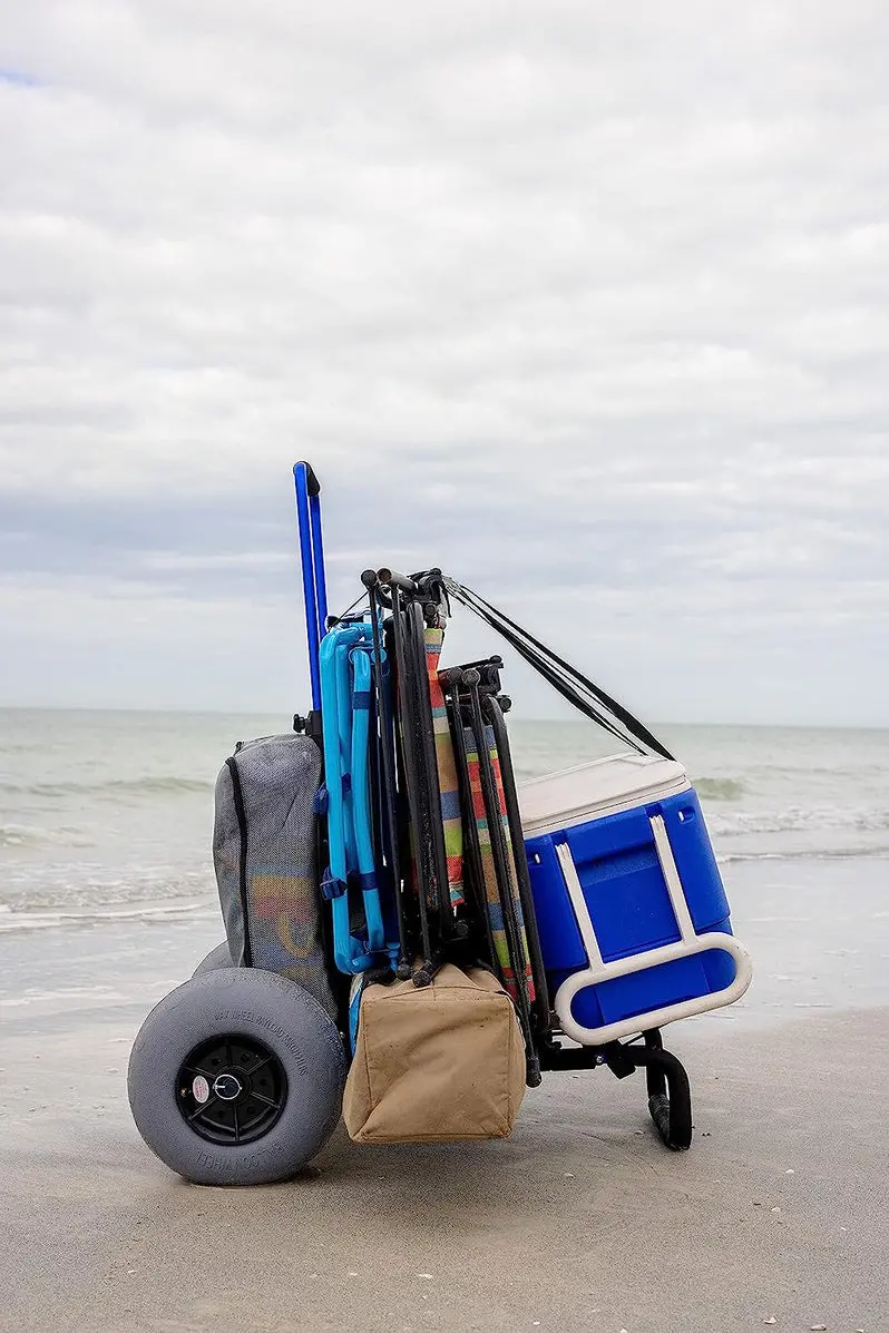 Rustproof Aluminum ATV Utility Trailer – Foldable Design with 13" Off-Road Balloon Tires