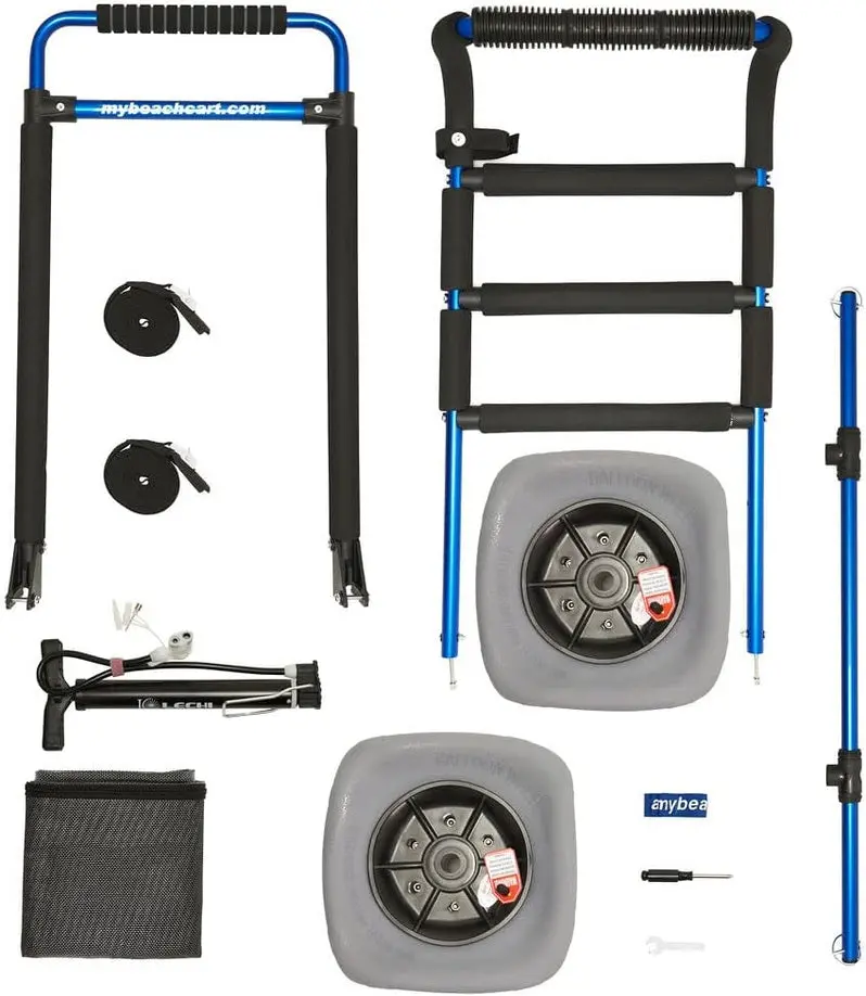 Rustproof Aluminum ATV Utility Trailer – Foldable Design with 13" Off-Road Balloon Tires