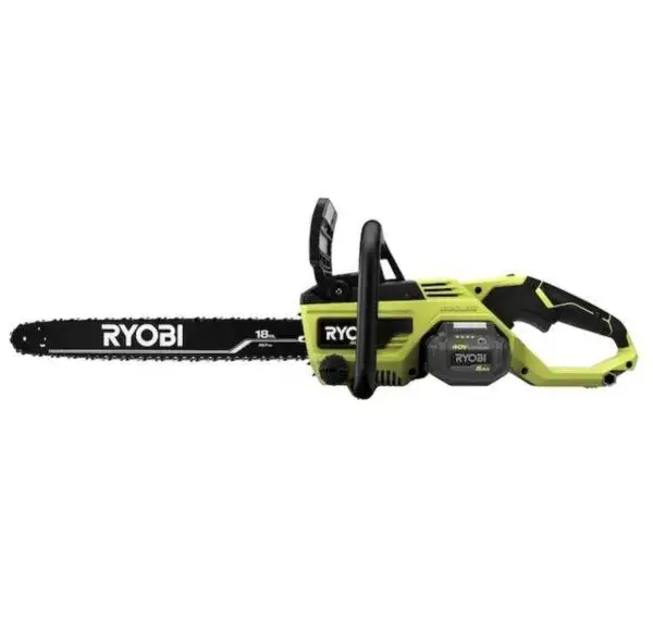 RYOBI 18-Inch 40V Cordless Chainsaw Kit – Includes Battery and Rapid Charger