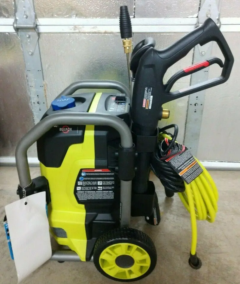 RYOBI 2000 PSI Electric Cold Water Pressure Washer – Compact 1.2 GPM Home Cleaning Tool