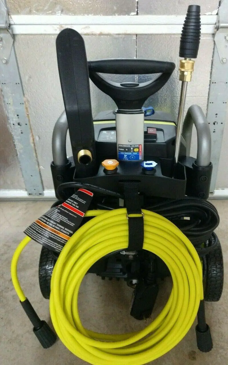 RYOBI 2000 PSI Electric Cold Water Pressure Washer – Compact 1.2 GPM Home Cleaning Tool
