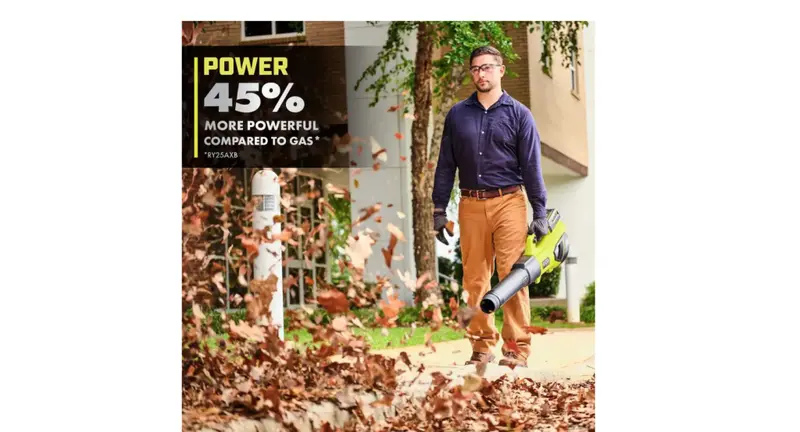 RYOBI 40V HP Brushless Cordless Leaf Blower – 730 CFM Airflow, 190 MPH Speed, Dual 4.0Ah Batteries & Low 57 dB Noise