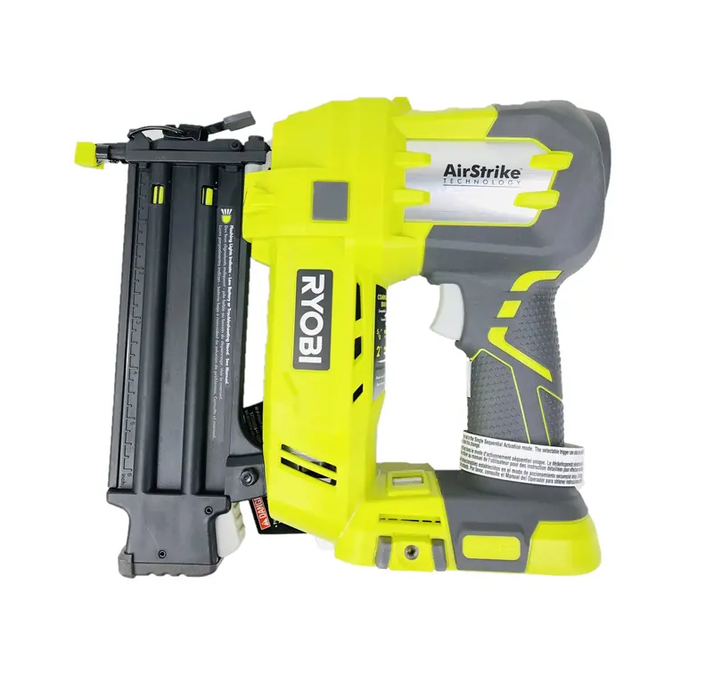 RYOBI ONE+ 18V Cordless Brad Nailer (P320) – Complete Kit with Battery & Fast Charger for Precision Fastening