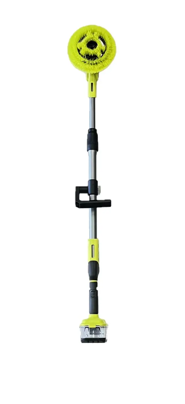 RYOBI ONE+ 18V Cordless Telescoping Power Scrubber – Complete Kit with Battery and Charger