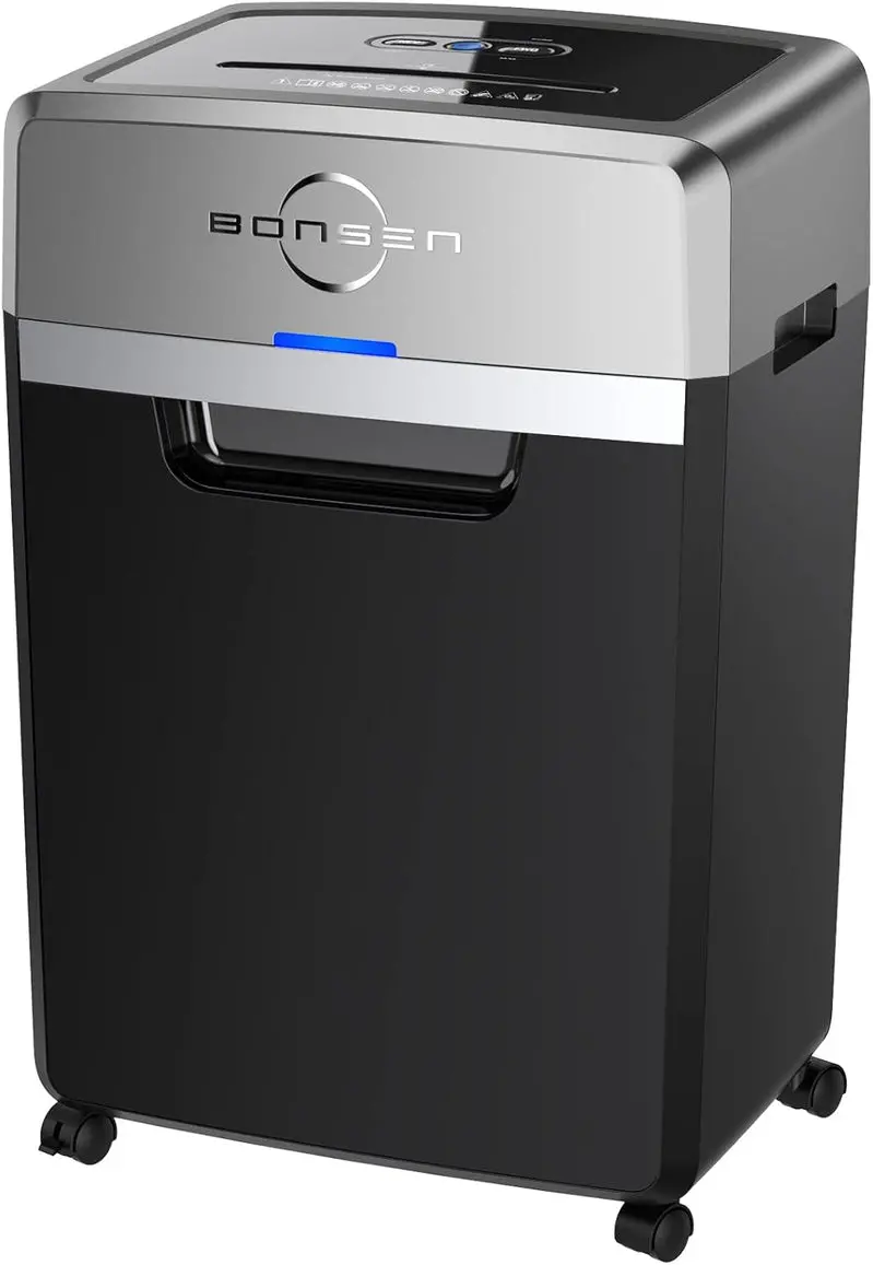 S3105 Commercial Cross-Cut Paper Shredder – 24-Sheet Capacity, 40-Min Continuous Duty, 9-Gal Bin, P-4 Security, 55dB Quiet Operation