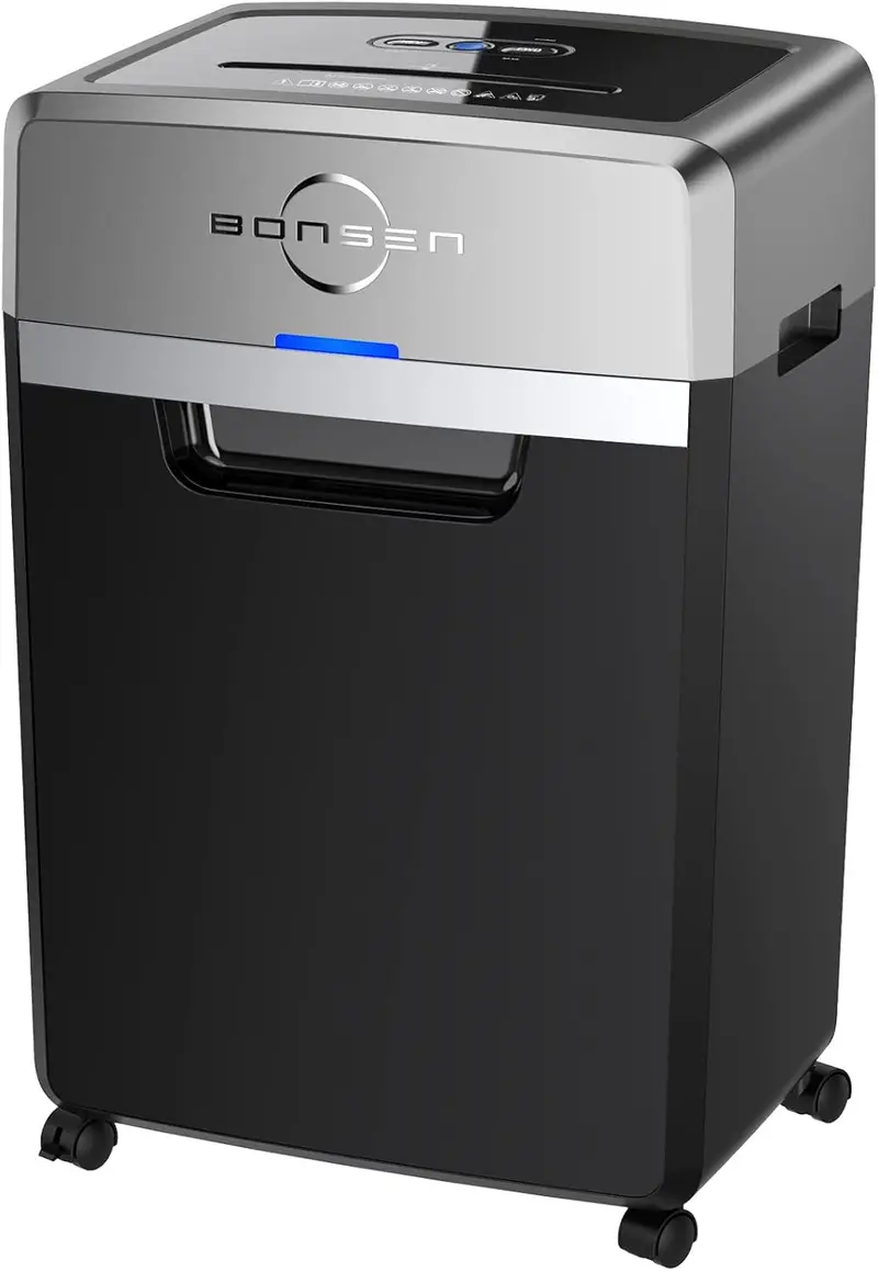 S3105 Commercial Cross-Cut Paper Shredder – 24-Sheet Capacity, 40-Min Continuous Duty, 9-Gal Bin, P-4 Security, 55dB Quiet Operation