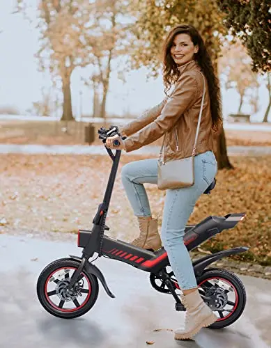 Sailnovo 14-Inch Foldable Electric Bike – Lightweight E-Bike for Teens and Adults