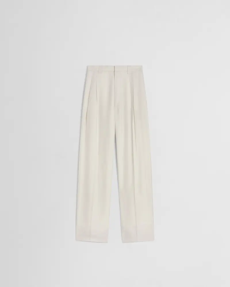 Salt-Colored Technical Chino Trousers