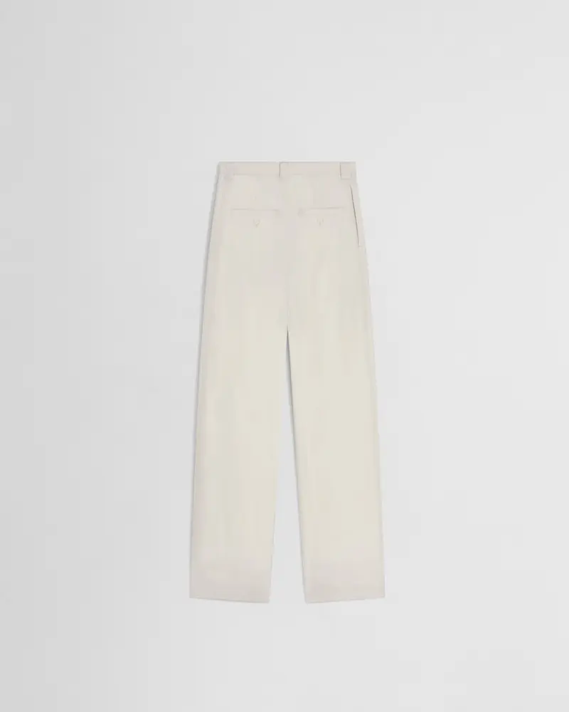 Salt-Colored Technical Chino Trousers 2