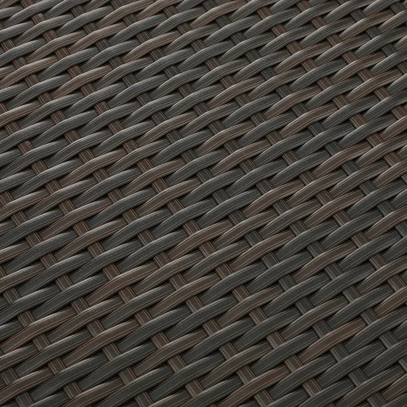 Samoa Multibrown Woven Resin Storage Bin – Indoor/Outdoor Accent Container