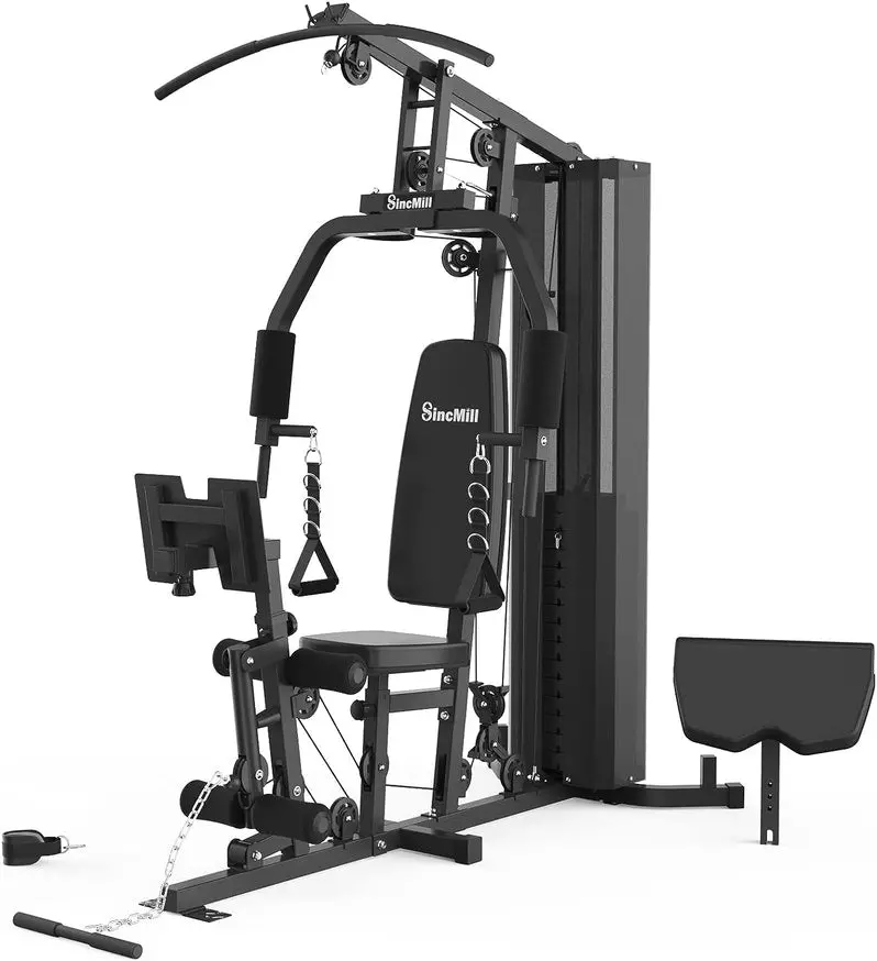 SCM-1148L Full-Body Home Gym System – 148LB Weight Capacity Strength Training Station