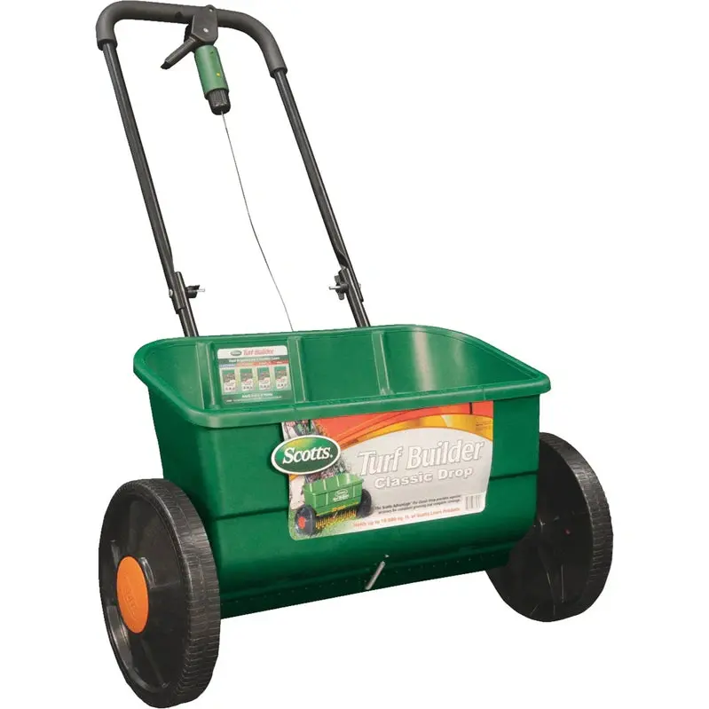 Scotts Classic Drop Spreader – Heavy-Duty Steel Build, Precision Calibration Dial