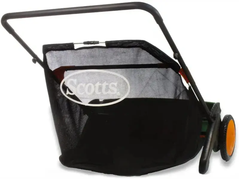 Scotts LSW70026S Push Lawn Sweeper – 26-Inch Sweep Width, 3.6-Bushel Capacity, Adjustable Height