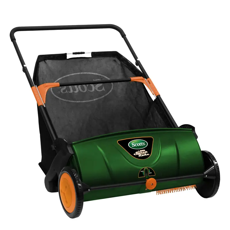 Scotts LSX70026S 26-Inch Manual Lawn Sweeper – Leaf and Debris Collection Tool