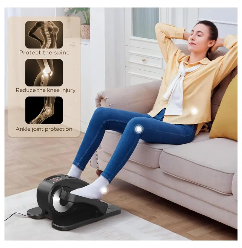 Seated Under-Desk Elliptical – Fully Assembled Pedal Exerciser for Home Workouts