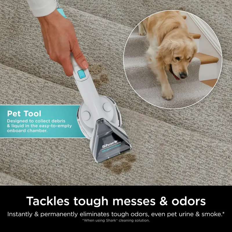 Shark CarpetXpert Deep-Clean Extractor – Advanced StainStriker Technology for Professional-Grade Carpet Cleaning