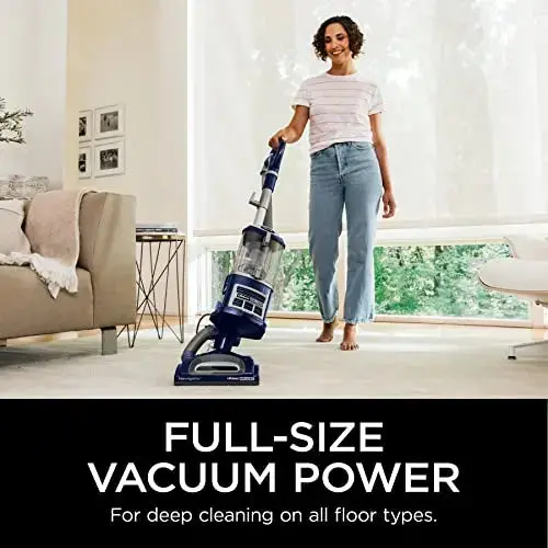 Shark NV360 Lift-Away Deluxe Upright Vacuum – Blue Model with HEPA Filtration, Swivel Steering & Accessories