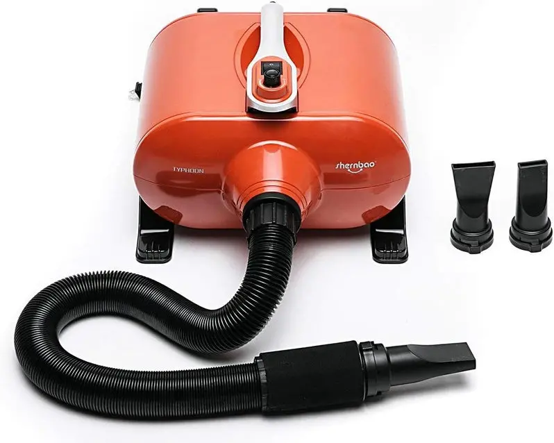 Shernbao DHD-2400F High-Velocity Pet Hair Dryer | 6.0 HP Professional-Grade Blower for At-Home and Salon Dog Grooming