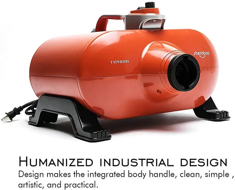 Shernbao DHD-2400F High-Velocity Pet Hair Dryer | 6.0 HP Professional-Grade Blower for At-Home and Salon Dog Grooming