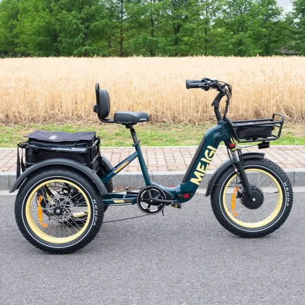 SILVERADO 20 Electric Fat-Tire Trike – 48V/14Ah Battery, 750W Motor, Foldable Frame (330 lb Max Load)