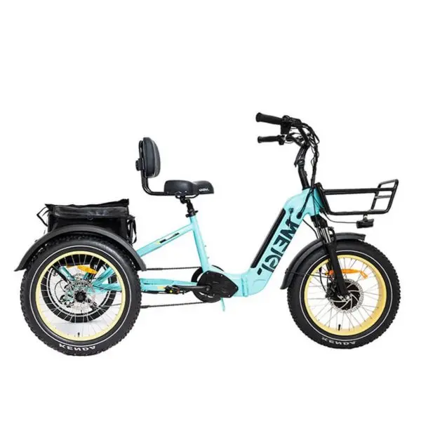 SILVERADO Foldable Electric Trike – 20" Fat-Tire 48V/14Ah Adult Tri-Cycle with 330 lb Load Capacity