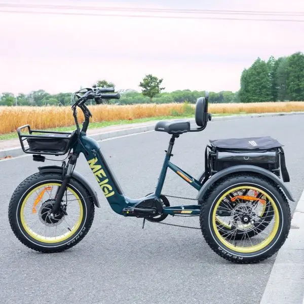 SILVERADO Foldable Electric Trike – 20" Fat-Tire 48V/14Ah Adult Tri-Cycle with 330 lb Load Capacity