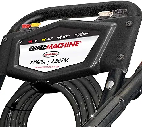SIMPSON CM61083 Gas Pressure Washer – 3400 PSI Professional Cleaning Power