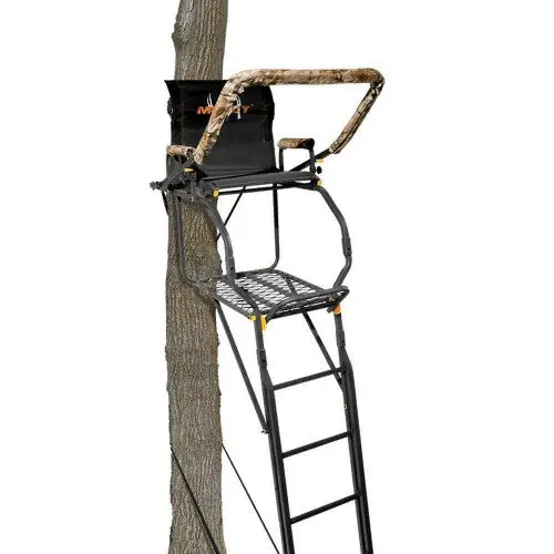 Skybox Deluxe 20-Foot Ladder Tree Stand – Single-Person Hunting Platform