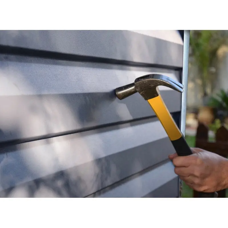SkyLight 6'W x 7.5'D Polycarbonate Storage Shed – Impact-Resistant, Light-Diffusing Wall Panels