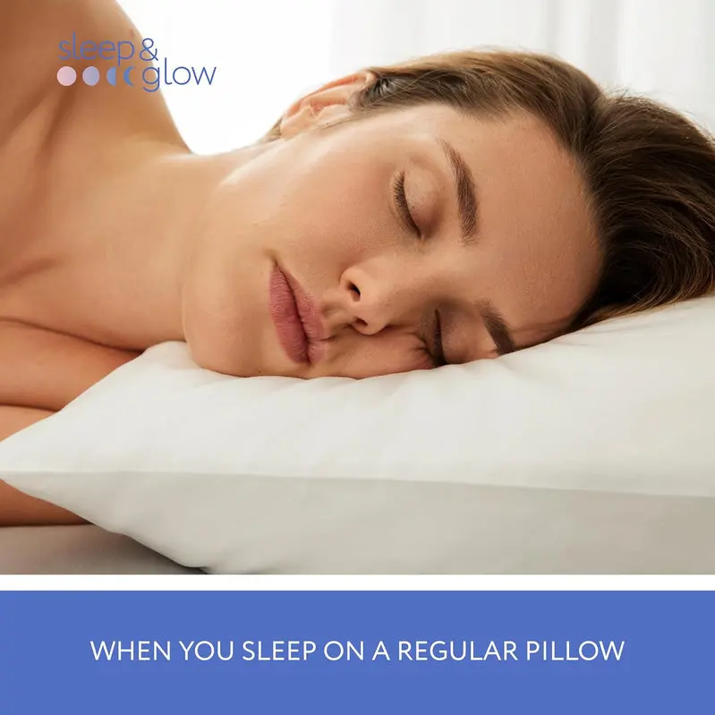 SLEEP & GLOW Omnia Adjustable Beauty Pillow – Contoured Memory Foam with Anti-Aging Support