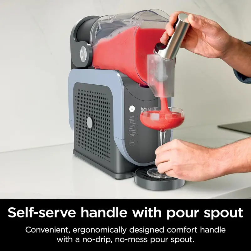 SLUSHi FS301 Slushie Maker – 88 oz Countertop Frozen Drink Machine with 5 One-Touch Programs