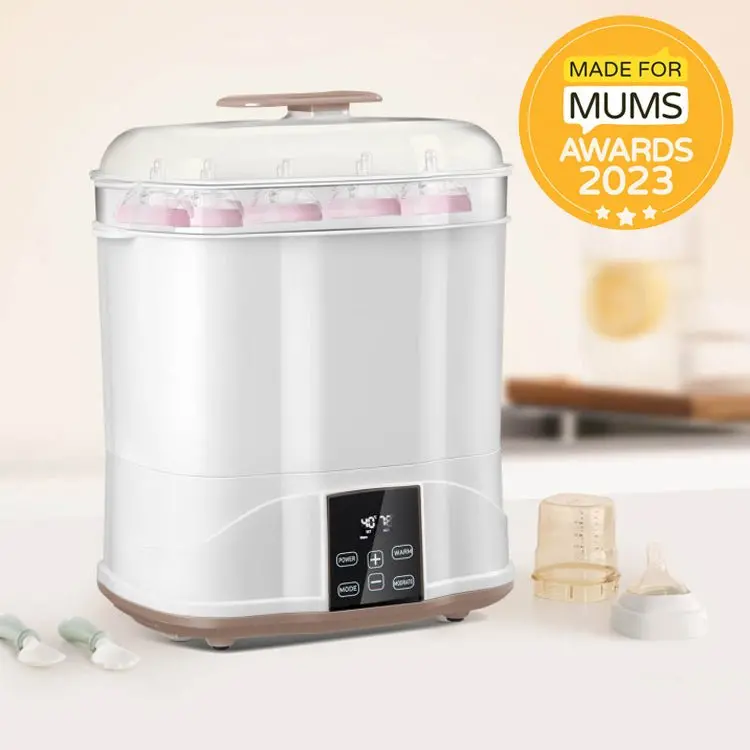 Smart LED-Controlled 3-in-1 Baby Bottle Sterilizer and Dryer