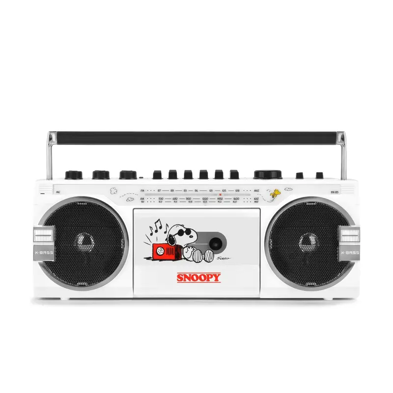 Snoopy BX-85 Bluetooth Cassette Player Boombox – Retro-Designed Audio System with Modern Connectivity