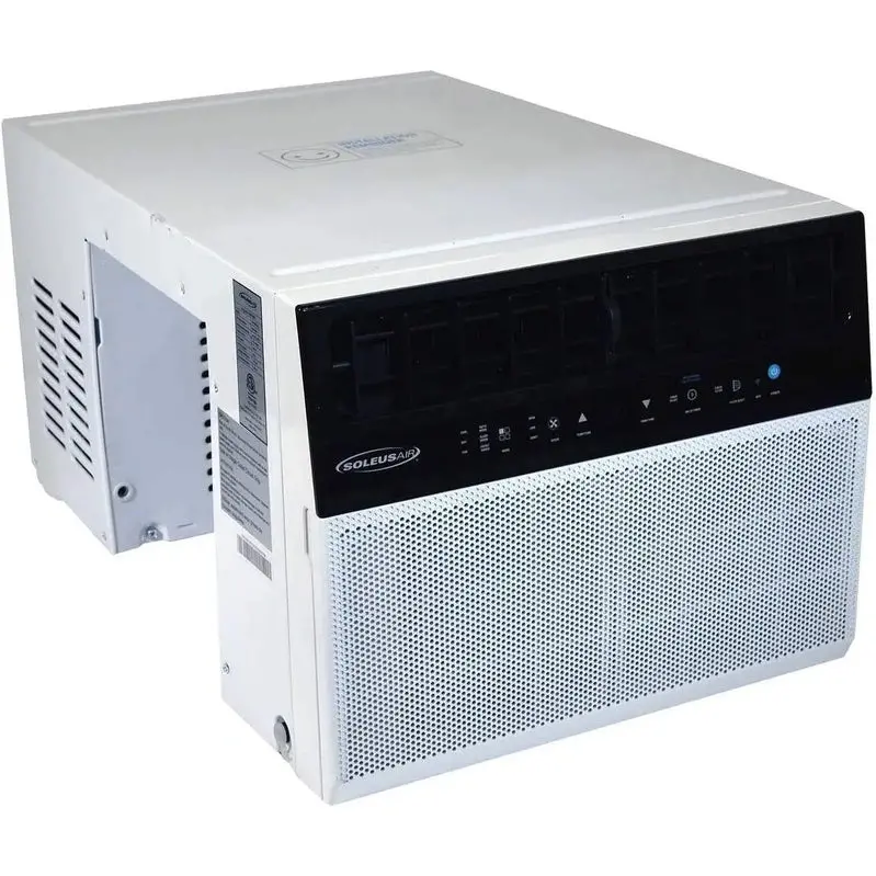 Soleus Air 8,000 BTU WiFi-Enabled Hybrid Window AC Unit – Saddle-Mount Design for Easy Installation