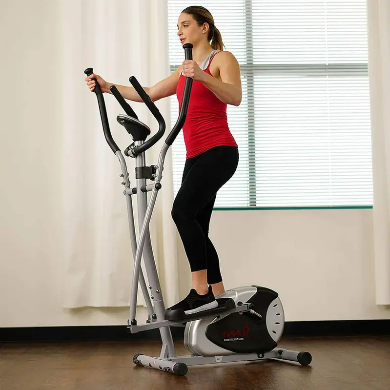 Space-Saving Magnetic Elliptical Machine for Gentle, Effective Home Exercise