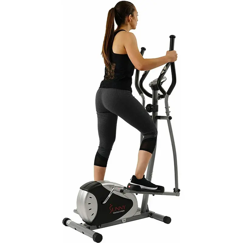 Space-Saving Magnetic Elliptical Machine for Gentle, Effective Home Exercise